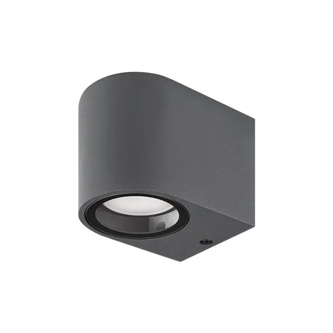 Nowoczesny kinkiet zewnętrzny w kolorze antracytowym