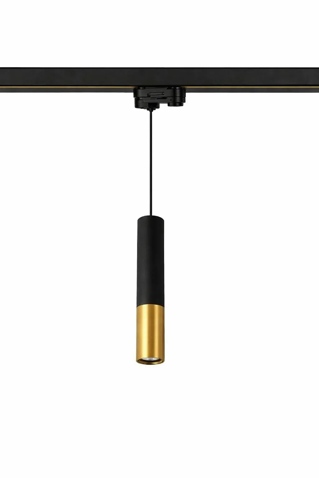 Lampa wisząca Sorento czarno - złota do szynoprzewodów 1 fazowych