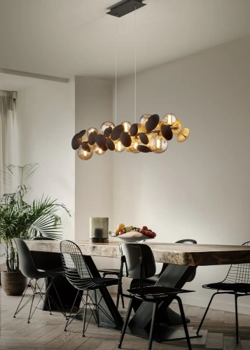 Lampa wiszaca Bubble w jadalni
