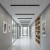 Lampa sufitowa liniowa LED czarna nowoczesne oświetlenie salonu i kuchni 4FunDesign