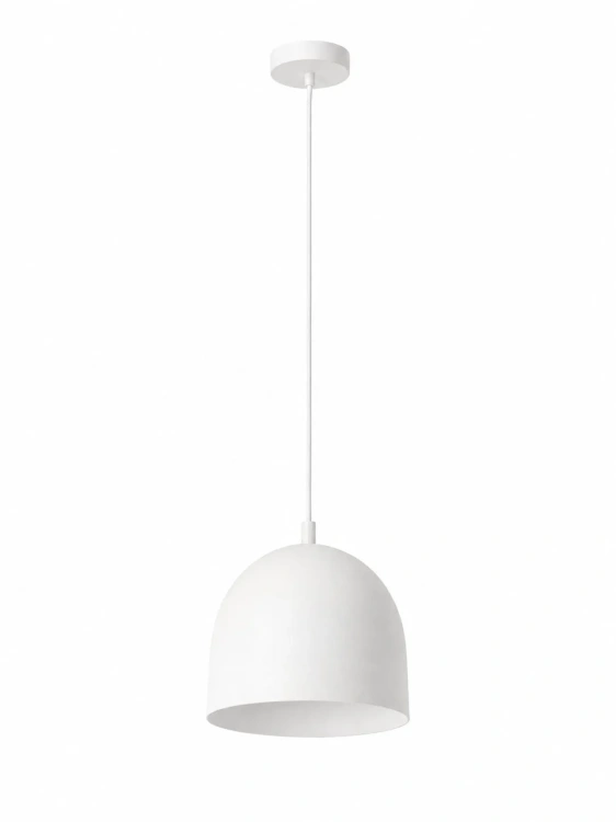 Duża metalowa lampa o średnicy 27 cm