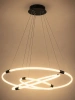 Lampa wisząca LED Ring 3 silicone włączona
