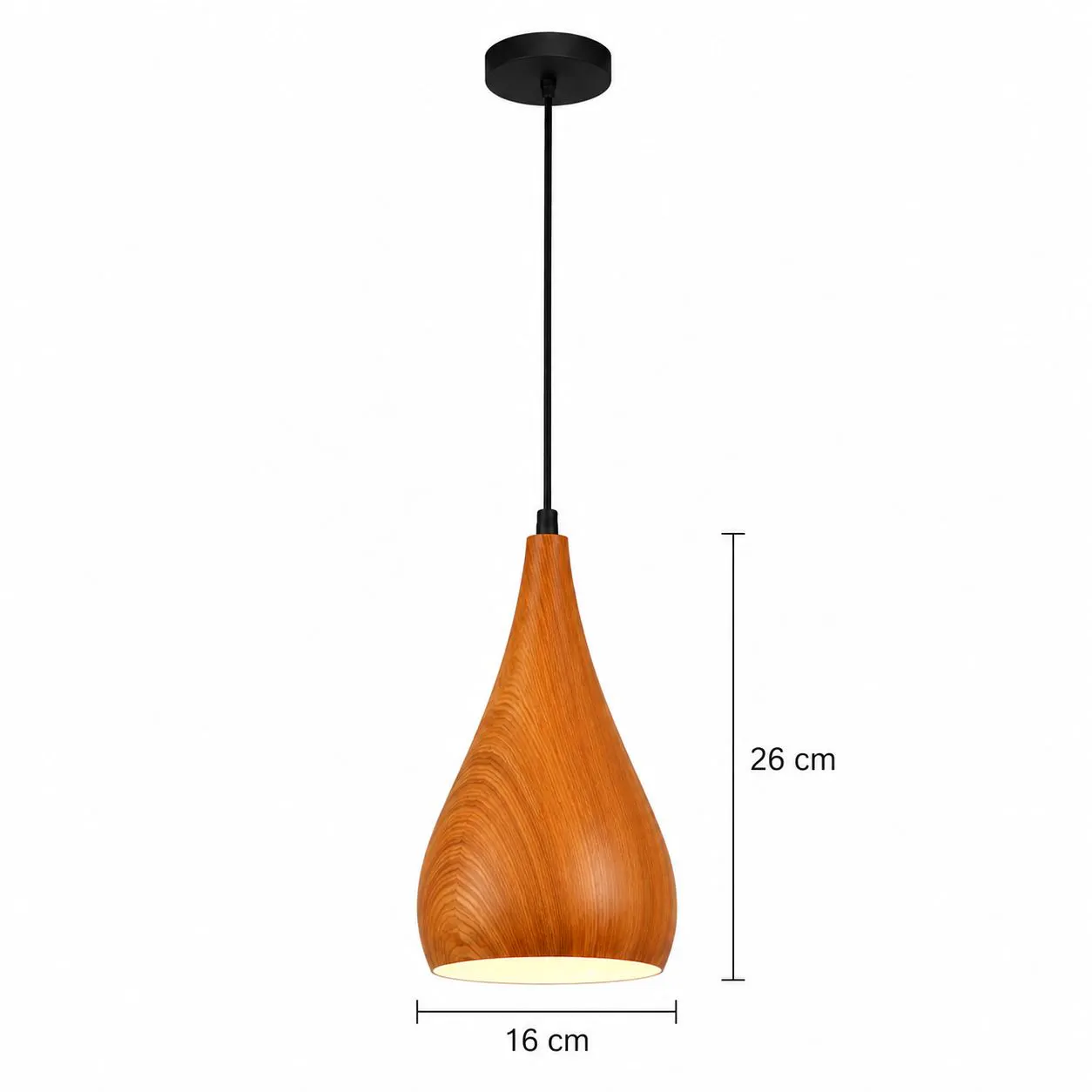 Lampa wisząca Teak wymiary