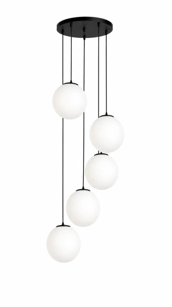 Lampa wisząca Kula 5 do wysokiego salonu