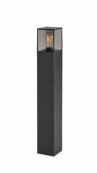 Lampa ogrodowa w kształcie kwadratowego słupka 80 cm