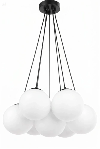 Lampa wisząca z 7 kulami
