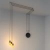 Lampa Edison Cable Wall black