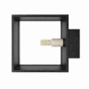 Kinkiet Cube black widok z góry