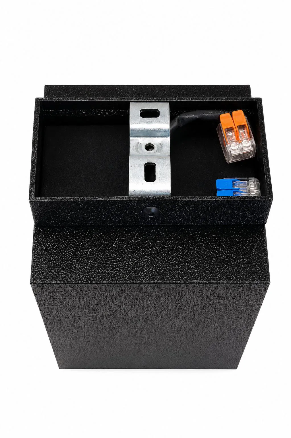 Kinkiet Cube black widok od tyłu