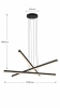 Lampa LED Trio z wymiarami