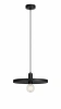 Lampa wisząca Dysk 40 czarna