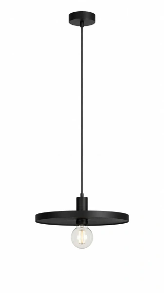 Lampa wisząca Dysk 40 czarna