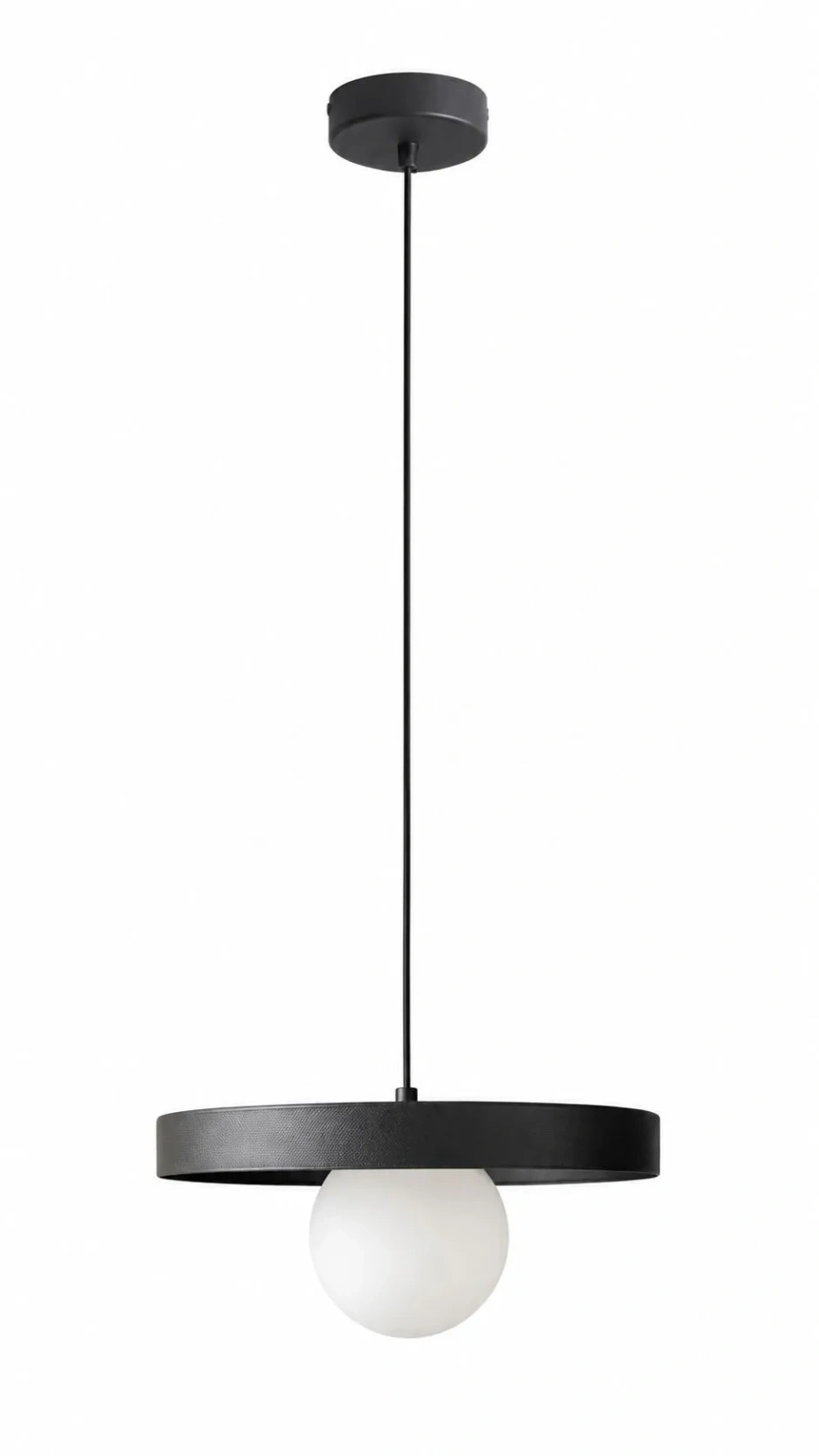 Lampa wisząca Dysk 30 z kloszem