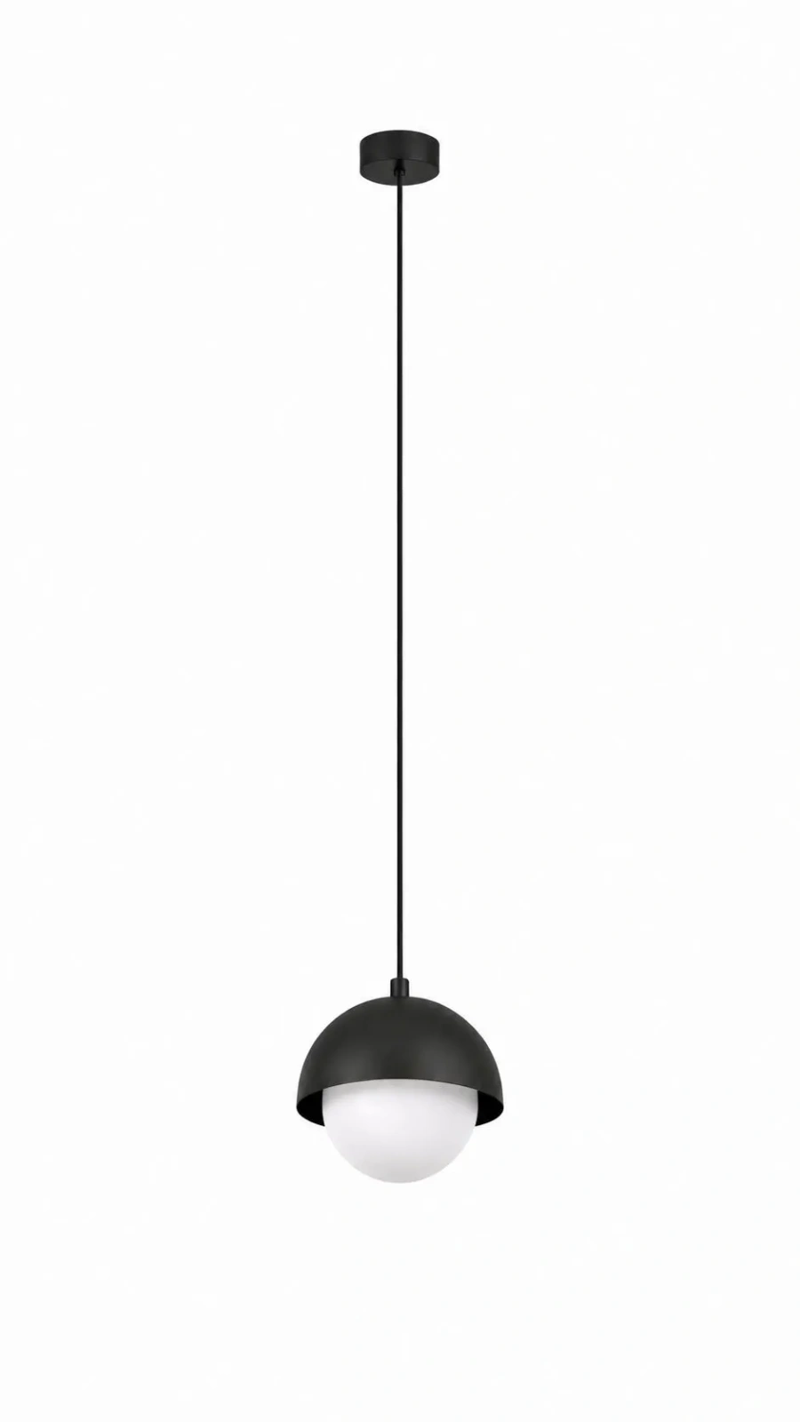 Czarna lampa wisząca Modo