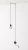 Lampa do loftu cable black