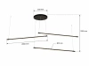 Lampa LED Velo wymiary