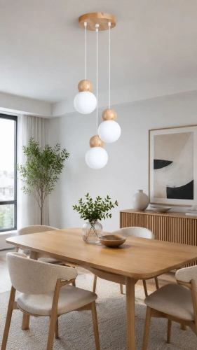 lampa wisząca do jadalni w stylu skandynwskim