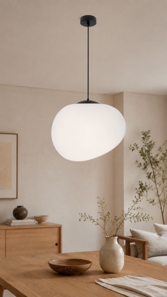 Lampa wisząca Stones 30 w stylu japandi