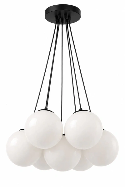 Lampa wisząca z siedmioma kulami 30 cm.