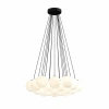 Duża lampa wisząca 19 szklanych kul