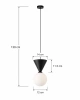 lamp wisząca Geo wymiary