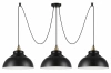 Lampa Pająk Club Black 3