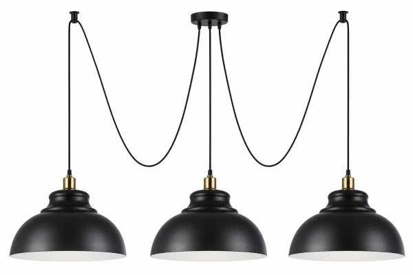 Lampa Pająk Club Black 3