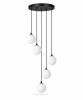 Kaskadowa lampa z pięcioma kulami