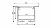 Rysunek techniczny profilu aluminiowego