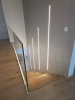 Oświetlenie schodów liniami LED