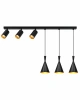Lampa sufitowa Link gold - black