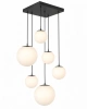 Lampa do wysokiego salonu 6 kul