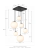 Lampa do wysokiego salonu 6 kul wymiary